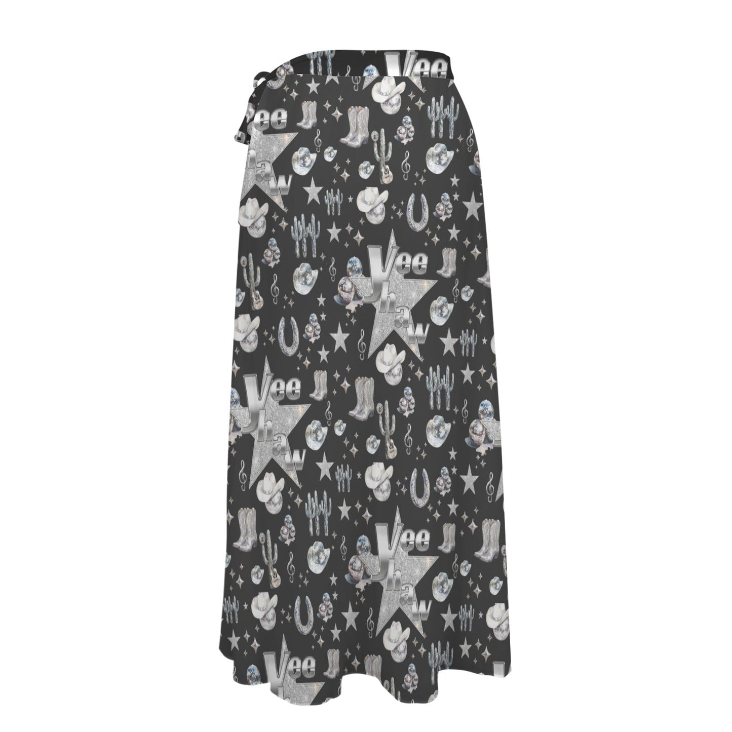 Rhinestone Cowgirl Beach Swim Skirt Coverup