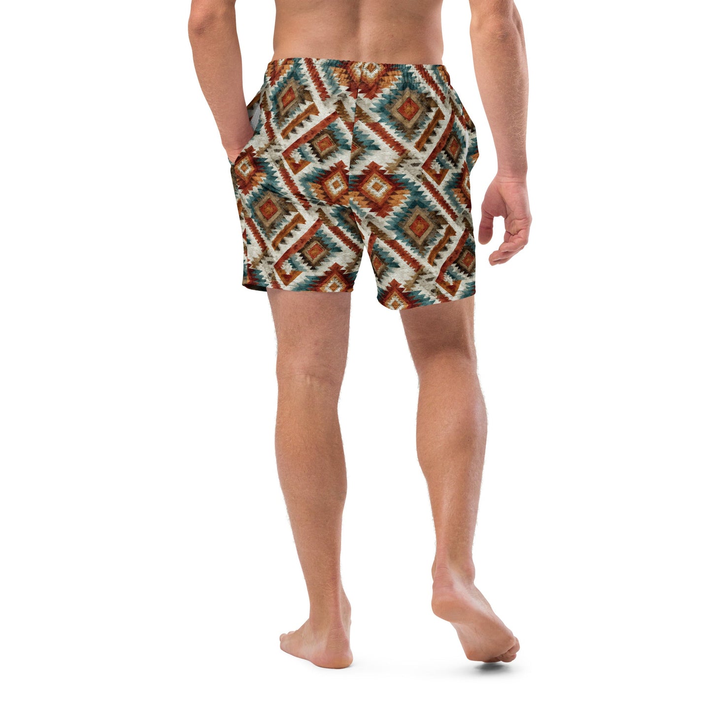 Southwest Diamond Recycled Swim Trunks