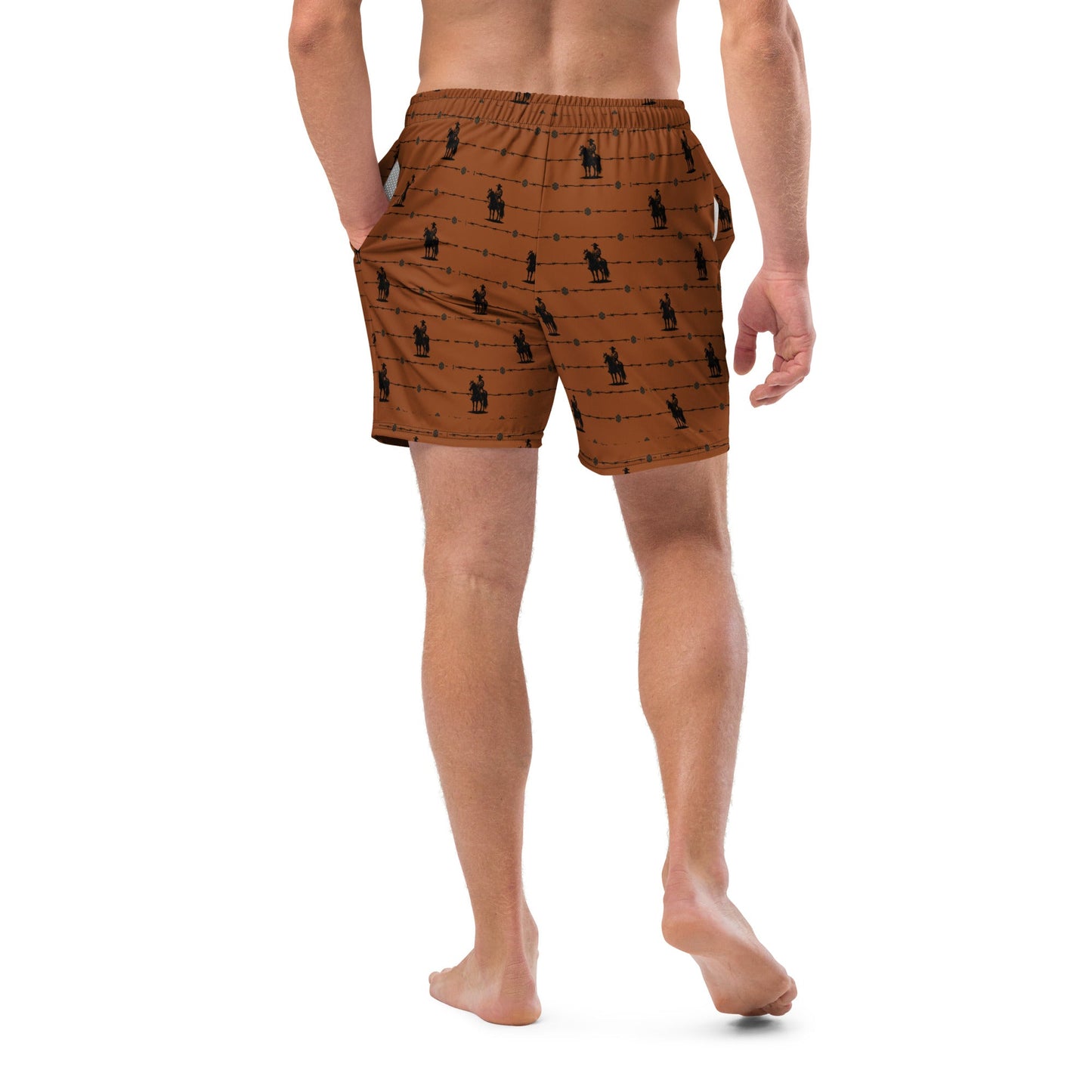 Yeehaw Saddle Up Swim Trunks