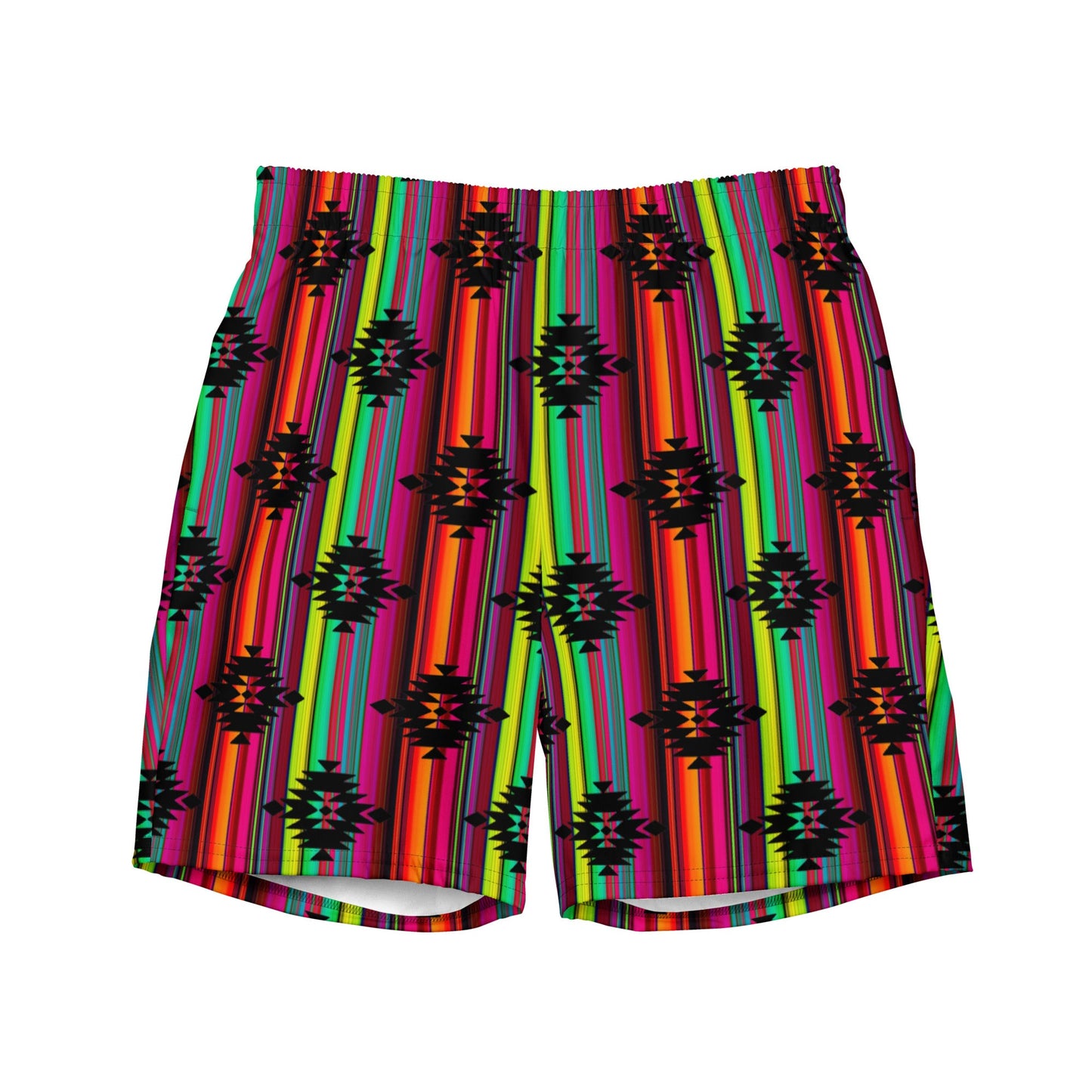 Yeehaw Aztec Serape Swim Trunks