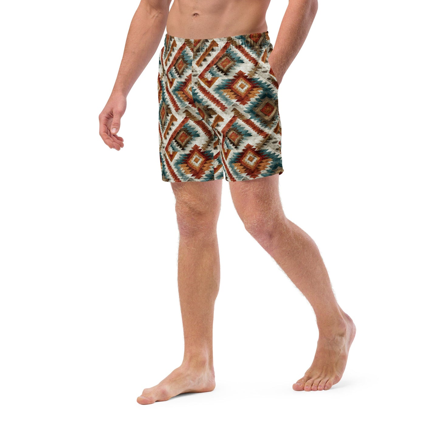 Southwest Diamond Recycled Swim Trunks