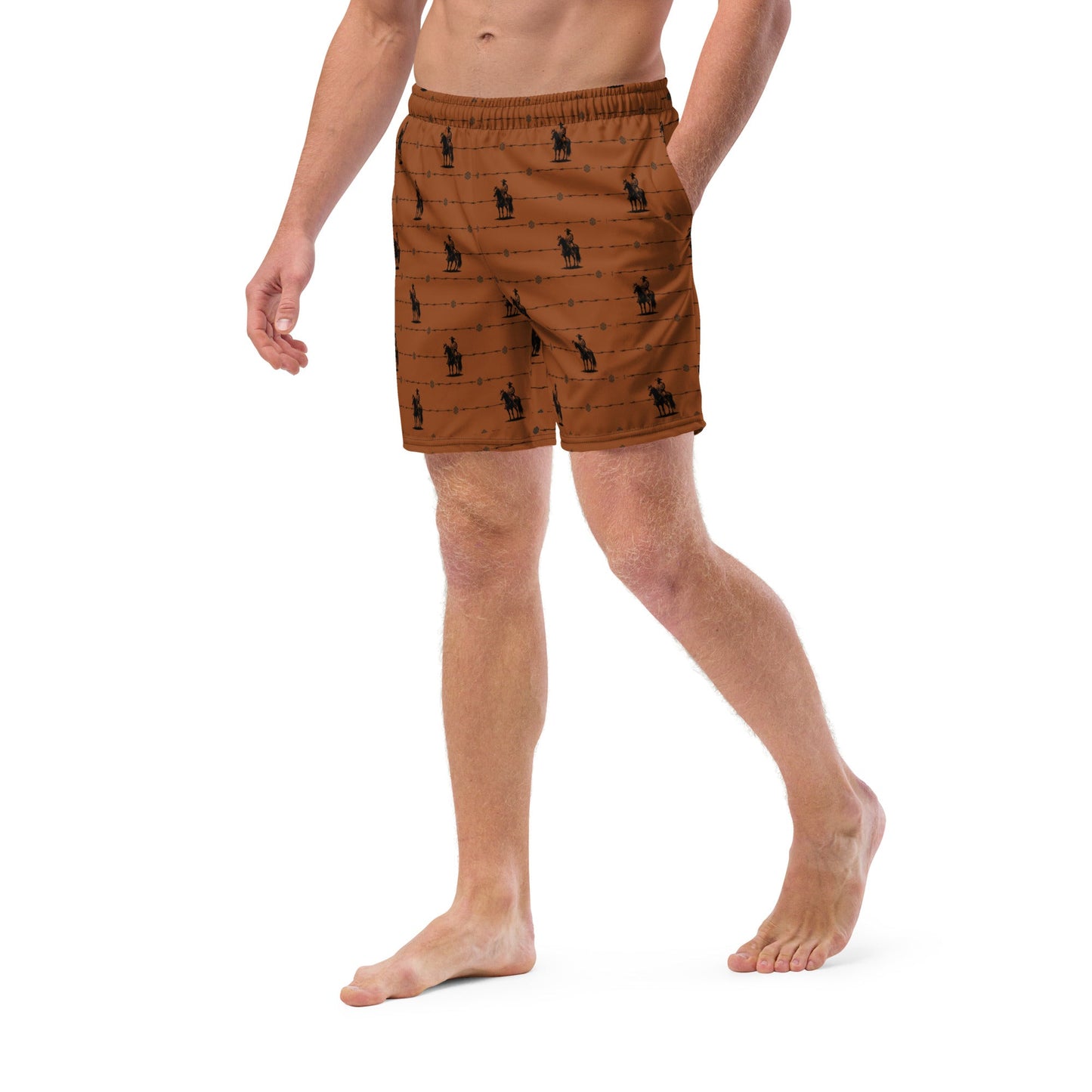 Yeehaw Saddle Up Swim Trunks